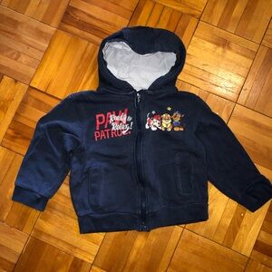 Paw Patrol Blue Hooded Sweatshirt with Graphic Design